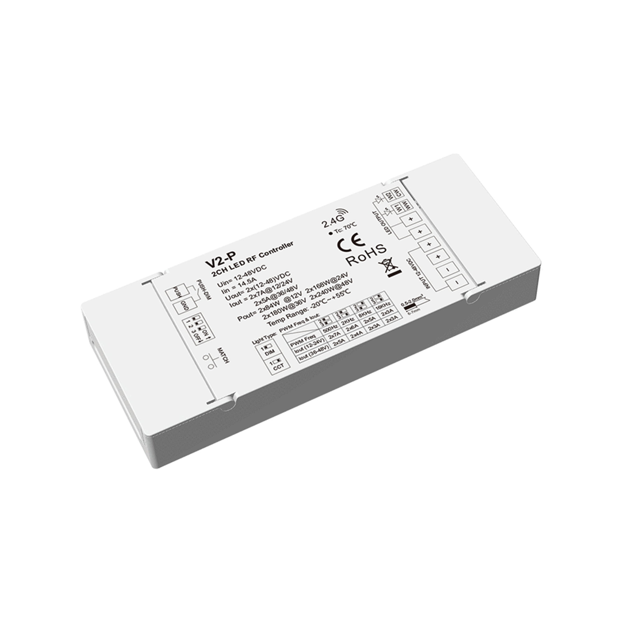 12-48VDC RF Single or Dual Col...